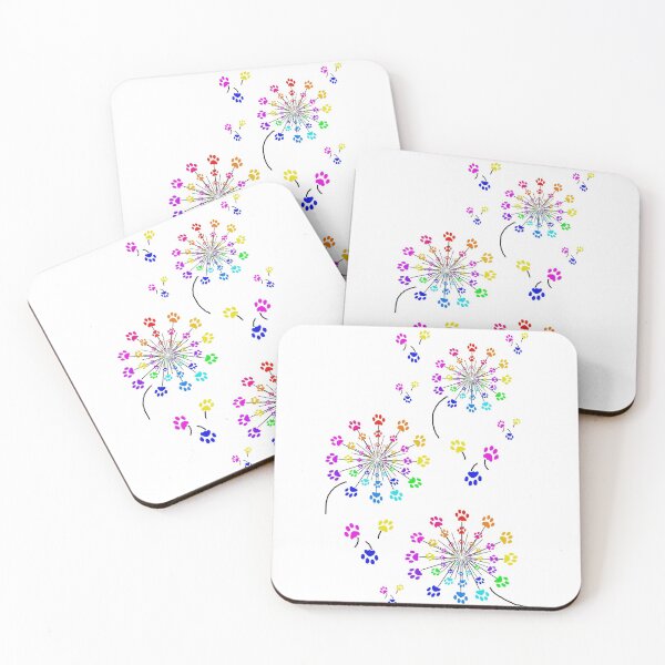 Item preview, DOG PAWS DANDELION WISH FLOWER designed and sold by Tammera.