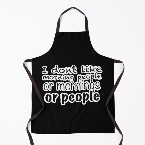 Item preview, I don’t like morning people, or mornings, or people  designed and sold by I Am Skye With An E.