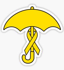 Umbrella Revolution 2014 Yellow Ribbon Movement Sticker