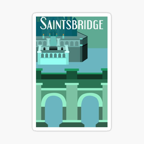 Item preview, Saintsbridge Cathedral Travel Poster designed and sold by sylphofhope19.