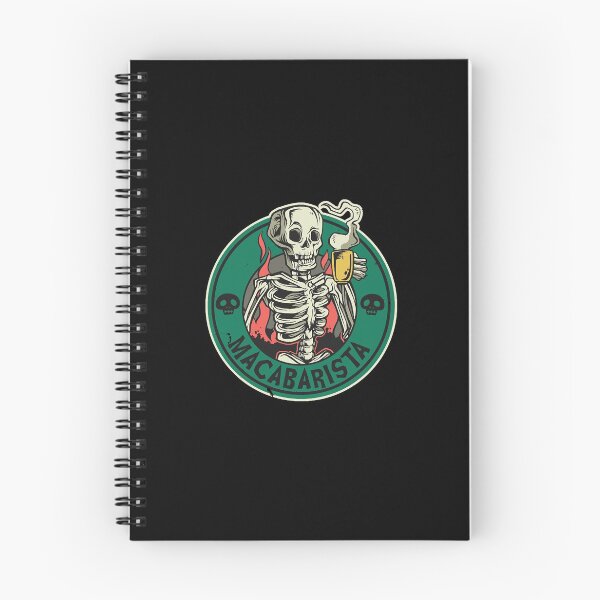 Item preview, Maca Barista Skull  designed and sold by zikNicholls.