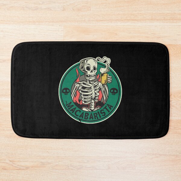 Item preview, Maca Barista Skull  designed and sold by zikNicholls.