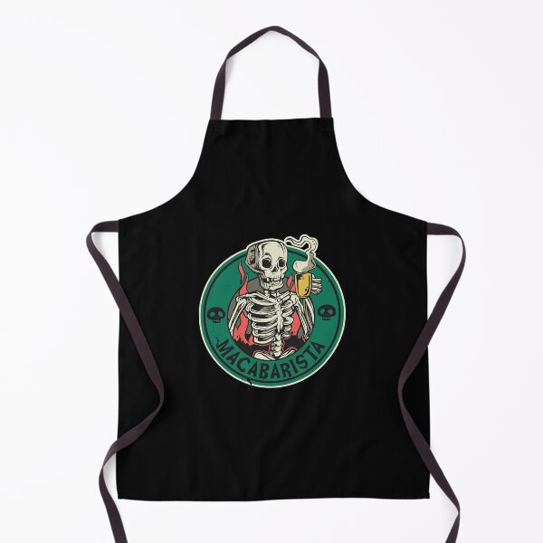 Item preview, Maca Barista Skull designed and sold by zikNicholls.