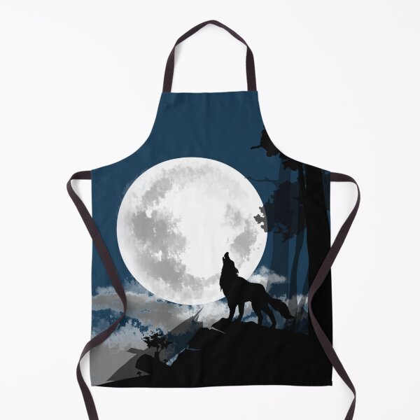 Item preview, The wolf howls at the moon. designed and sold by Karine Dupras.
