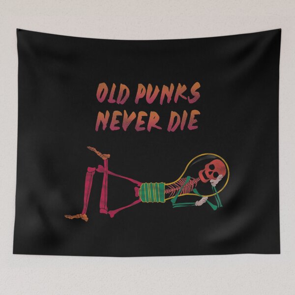 Item preview, Old Punks Never Die designed and sold by Cageys.