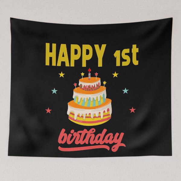 Item preview, Kids Happy First Birthday for Boya and Girls designed and sold by Hema Thilakaratne.