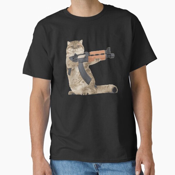 Item preview, AK47 Kalashnikat Funny Cat Gun designed and sold by ironwomennt.