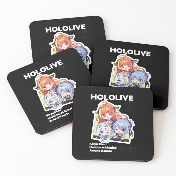 Item preview, Hololive - Kiryu Coco , Amane Kanata and Hoshimachi Suisei  designed and sold by GohringFinlea.