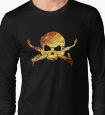 Welding sparks skull Long Sleeve T-Shirt