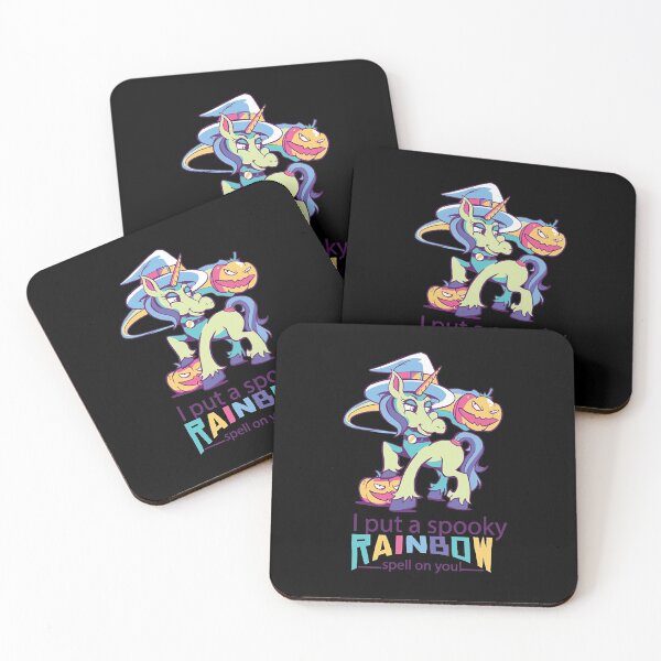 Item preview, Spooky Rainbow Halloween Witch Unicorn  designed and sold by zikNicholls.