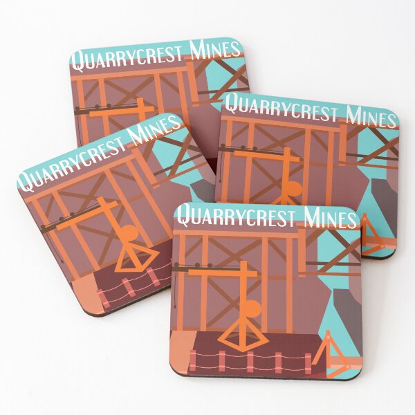 Item preview, Quarrycrest Mines Travel Poster designed and sold by sylphofhope19.