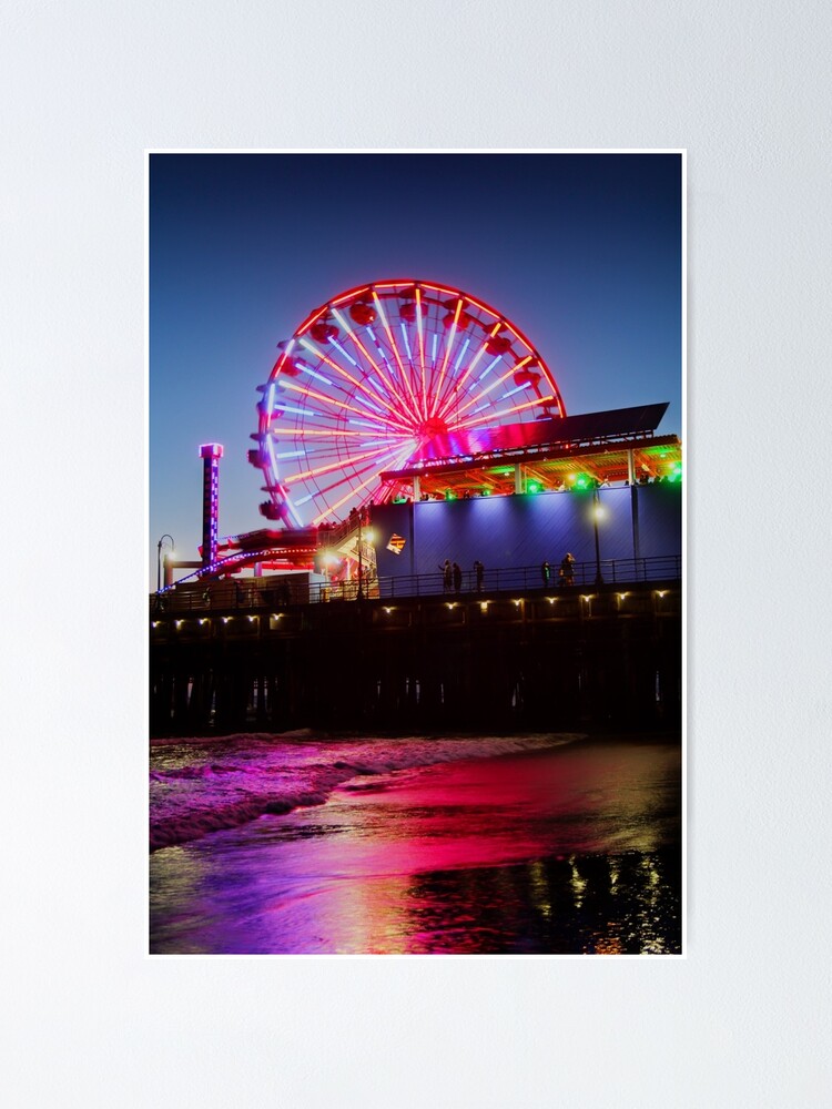Alternate view of Santa Monica ferris wheel Poster