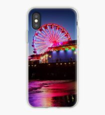 Santa Monica ferris wheel iPhone Case