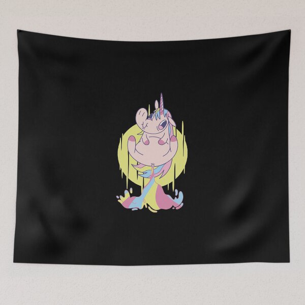 Item preview, Funny Cute Pooping Rainbow Unicorn  designed and sold by zikNicholls.