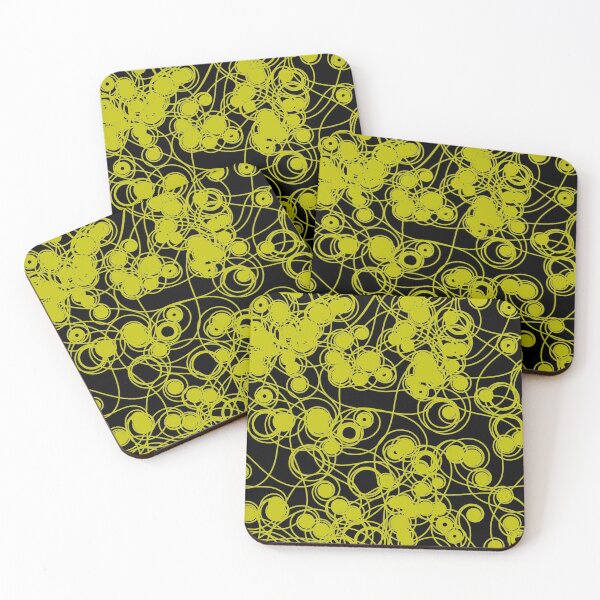Item preview, Copy of Spiral chaotic design - olive and black designed and sold by rahilvalani.