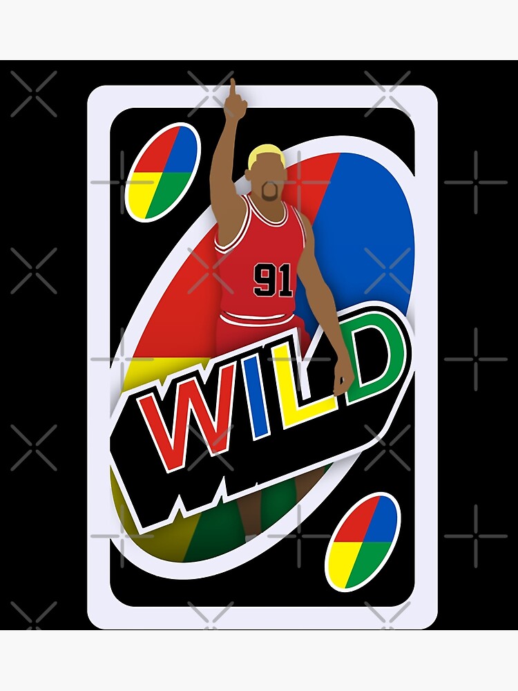 "Dennis Rodman Uno Card Sport Basketball Scottie Pippen Michael Jordan
