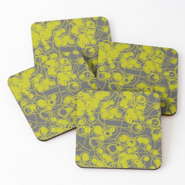 Item preview, Spiral chaotic design - olive and grey designed and sold by rahilvalani.
