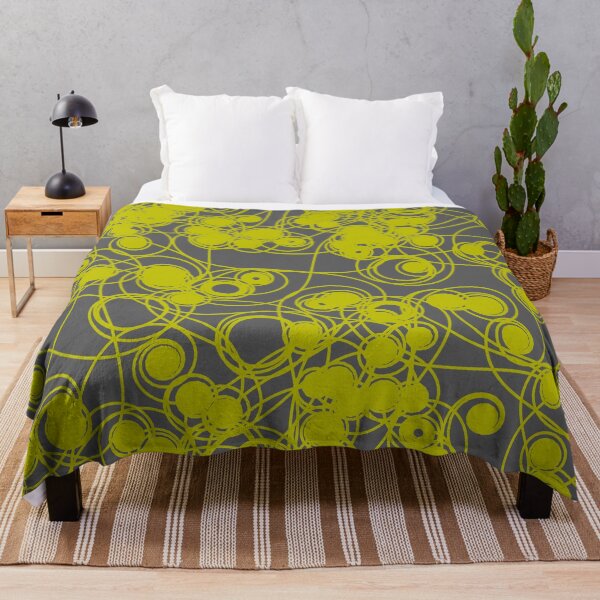 Item preview, Spiral chaotic design - olive and grey designed and sold by rahilvalani.