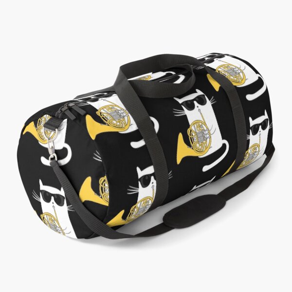 Item preview, Jazz Cat Playing French Horn  Cool Smooth  designed and sold by karlie-designs.