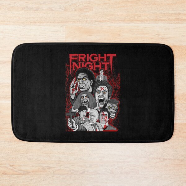 Item preview, Fright horror movie night characters with blood scary poster designed and sold by DejeanWilliam.