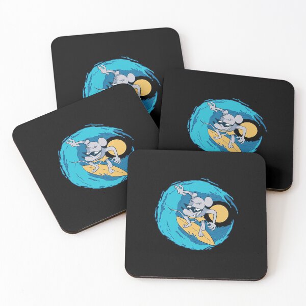 Item preview, Cool Funny Surfer Rat  designed and sold by zikNicholls.