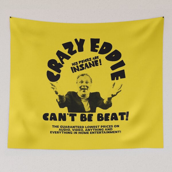 Item preview, Crazy Eddie - Can't Be Beat! designed and sold by TeeArcade84.