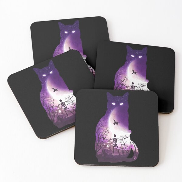 Item preview, A cat Fright horror movie silhouette design designed and sold by DejeanWilliam.