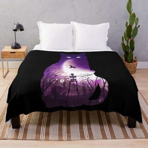 Item preview, A cat Fright horror movie silhouette design designed and sold by DejeanWilliam.