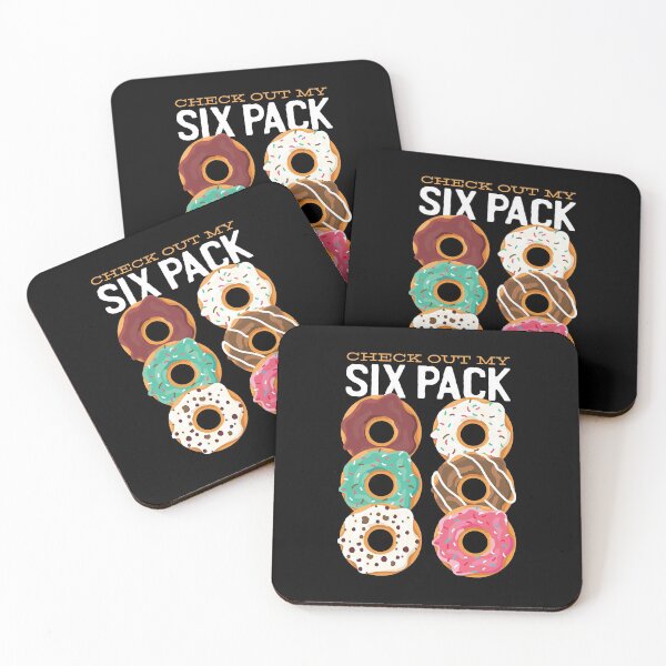 Item preview, Checkout My Six Pack Funny Donuts  designed and sold by zikNicholls.