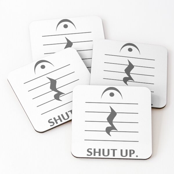 Item preview, Shut Up by Music Notation designed and sold by karlie-designs.