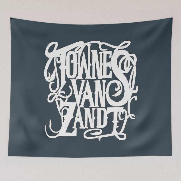 Item preview, Townes Van Zandt white designed and sold by karlie-designs.