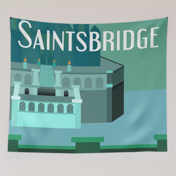 Item preview, Saintsbridge Cathedral Travel Poster designed and sold by sylphofhope19.