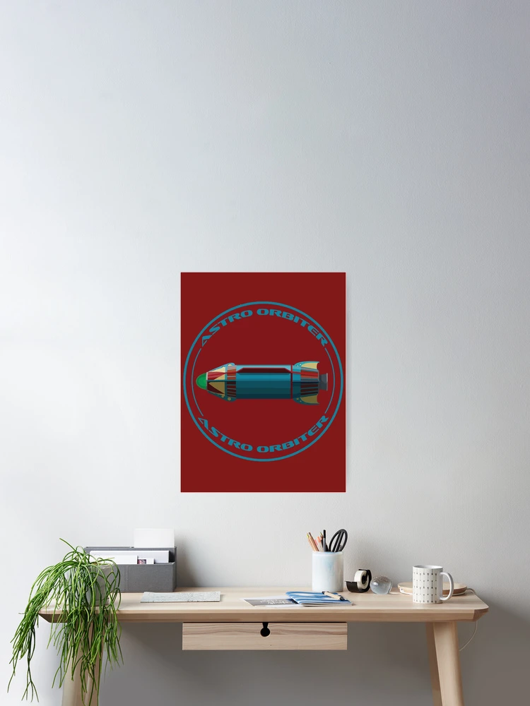 Thumbnail 2 of 3, Poster, Astro Orbiter Ride Design designed and sold by carrdesigns21.