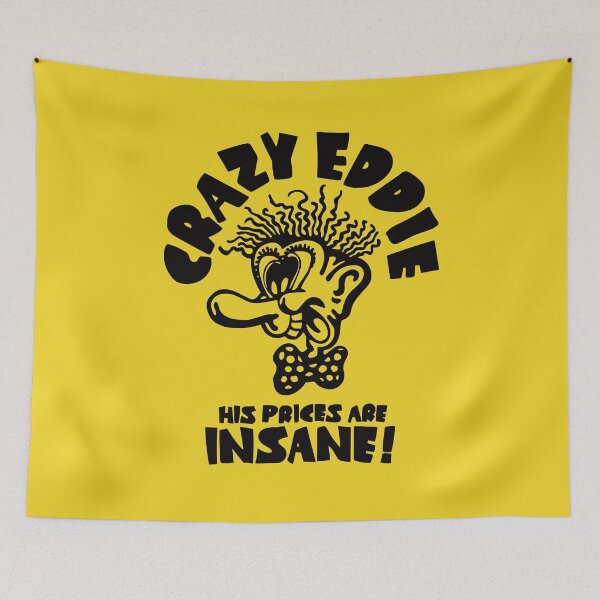 Item preview, Crazy Eddie - His Prices Are Insane! designed and sold by TeeArcade84.