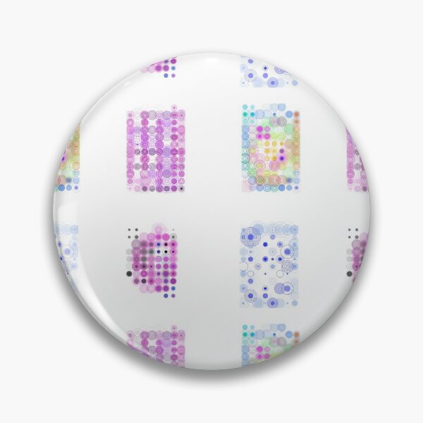Item preview, Abstract Concentric Circles Pattern Designs Mixed Rectangular Blocks Patchwork designed and sold by H3designs.