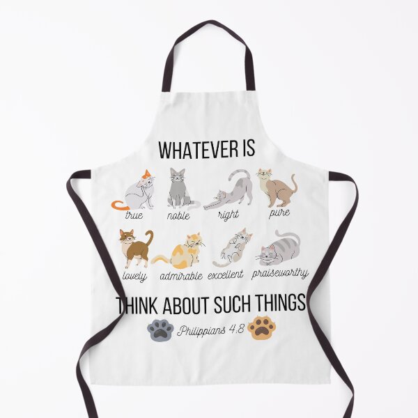 Item preview, Whatever Is True Philippians 4:8 Cute Cats Christian Bible designed and sold by ittybittyowl.