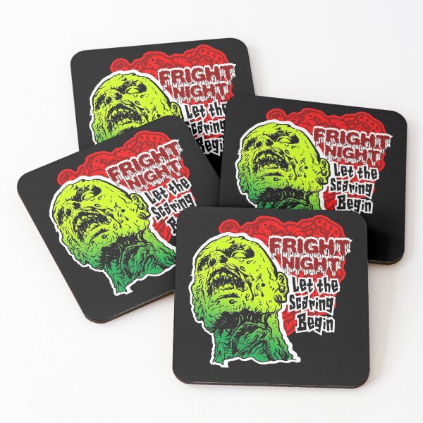 Item preview, Let the scaring begin Fright horror night green monster art  designed and sold by DejeanWilliam.