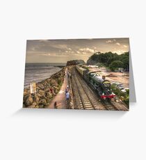 Torbay Express at Dawlish Warren Greeting Card