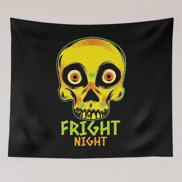 Item preview, Fun Halloween Skull Fright horror Night drawing designed and sold by DejeanWilliam.