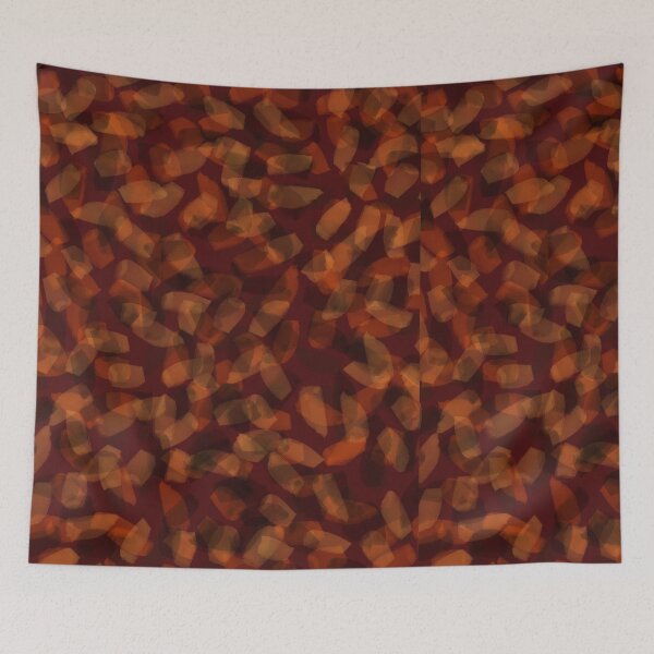 Item preview, Orange Fall Spotted Watercolor Design Pattern designed and sold by hopecope.