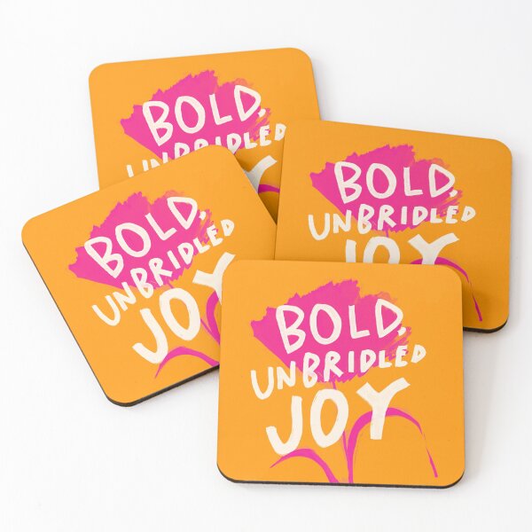 Item preview, Bold, Unbridled Joy - Colorful Abstract Floral Art with Inspirational Quote by Morgan Harper Nichols designed and sold by morgansgoods.