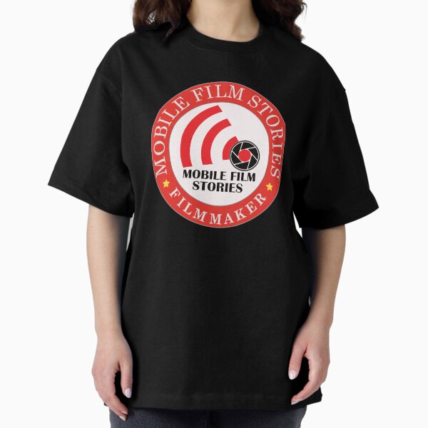 Mobile Film Stories Network Oversized T-Shirt