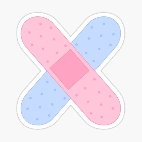 Item preview, Cute Bandaids Crossing designed and sold by Peachiku.