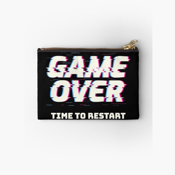 Item preview, Game Over | Time for a Restart | We don't die we restart (Respawn) designed and sold by Bryan Paz.