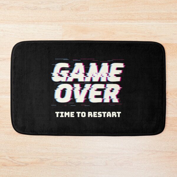 Item preview, Game Over | Time for a Restart | We don't die we restart (Respawn) designed and sold by Bryan Paz.