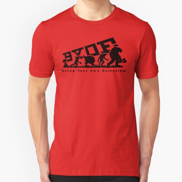 WAAAGH! Brink Your Own Ecosystem - BLACK Slim Fit T-Shirt