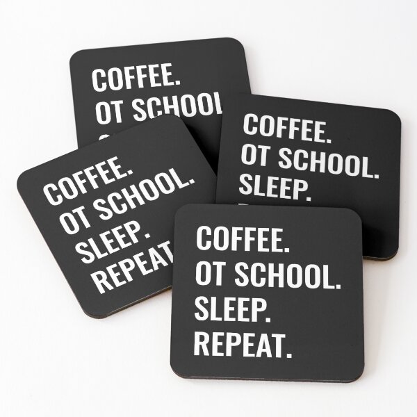 Item preview, Coffee OT School Sleep Repeat designed and sold by manishfzr1995.