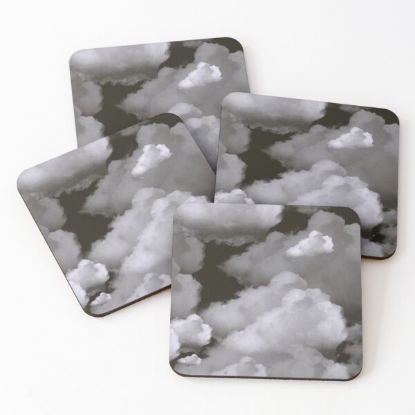 Item preview, Black and White Clouds Weather Design designed and sold by hopecope.