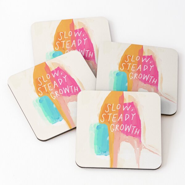 Item preview, Slow, Steady Growth - Inspirational Quote and Abstract Art by Morgan Harper Nichols designed and sold by morgansgoods.