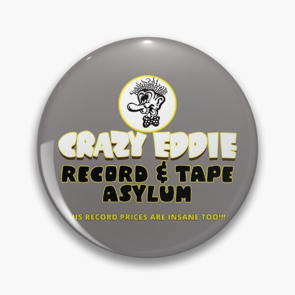 Item preview, Crazy Eddie Record & Tape Asylum designed and sold by TeeArcade84.
